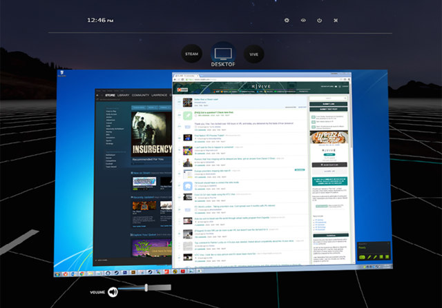 Steam让你在VR界面下也能用PC桌面程序