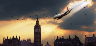 “处女撞”!英国无人机对撞大客机?