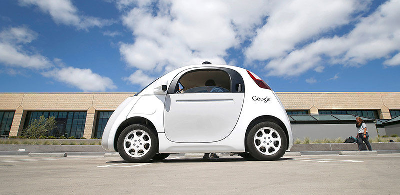脑洞大开！谷歌无人车防撞新手段：把人黏车上