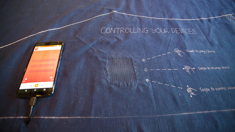 Project Jacquard导电织布的触控使用方法