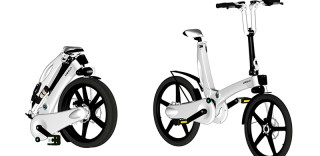 小手一抖即可发车,这款可折叠自行车科技感十足!