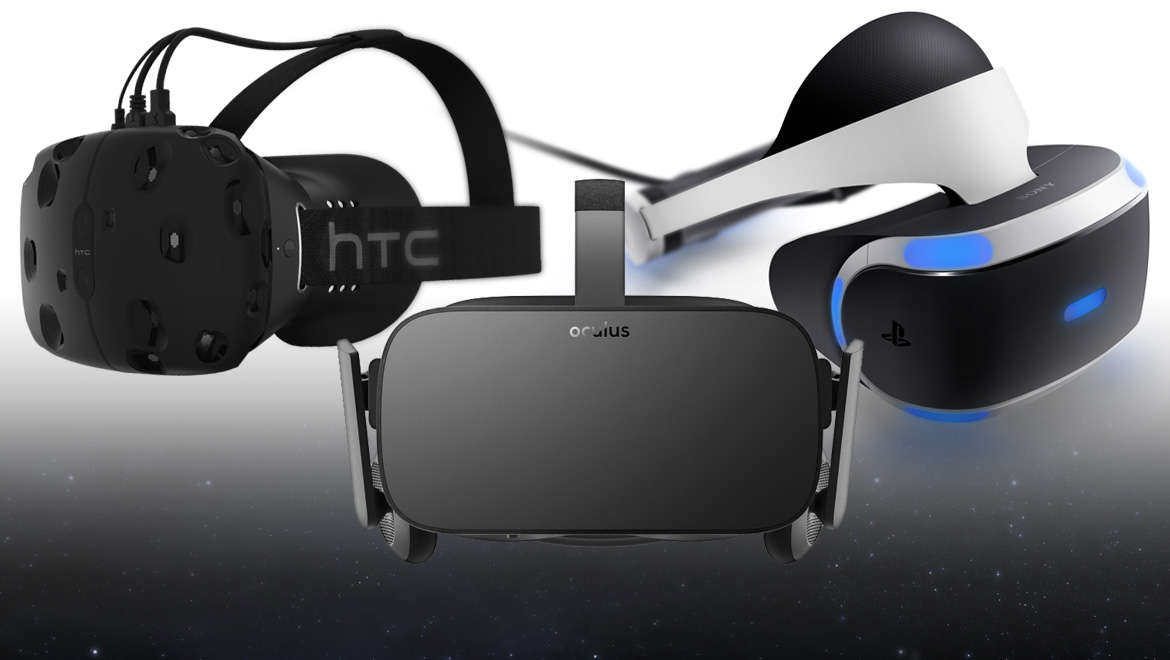 HTC Vive、Oculus和PS VR