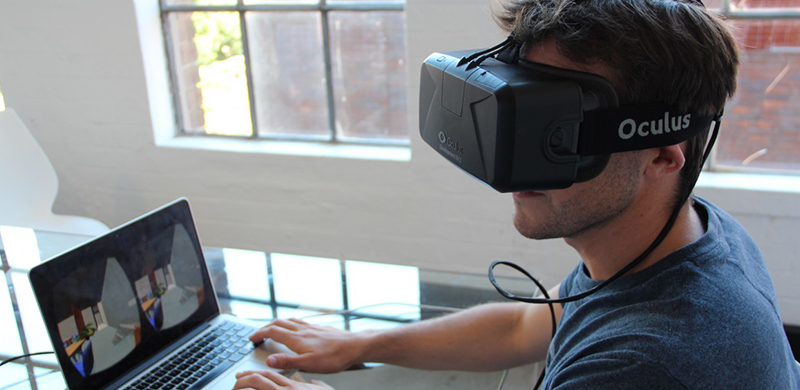 研究人员正在用VR眼镜测试