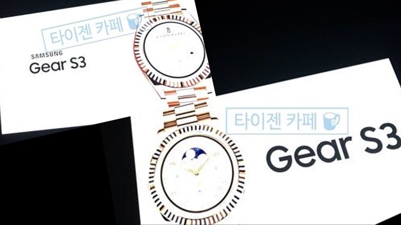 韩媒在推特上曝光的Gear S3信息