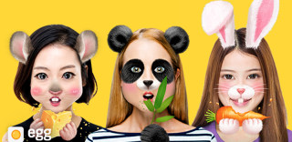 Line公司推出趣味拍摄应用egg,将萌萌哒一直延续下去