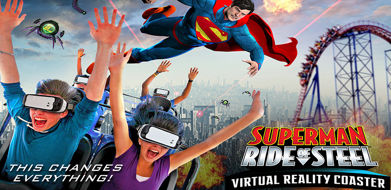 超人VR过山车，让你见识什么叫别人的VR过山车！