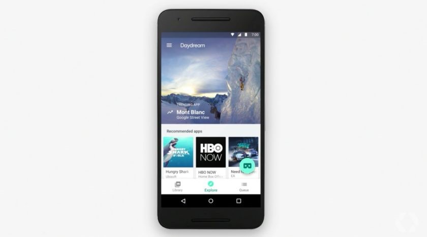 Android 7.0 Daydream VR