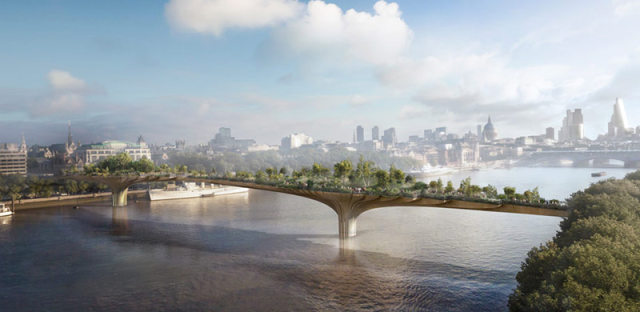 伦敦“海上花园”：泰晤士花园桥VR体验