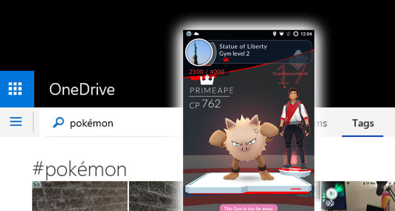 OneDrive新增Pokemon Go精灵识别功能