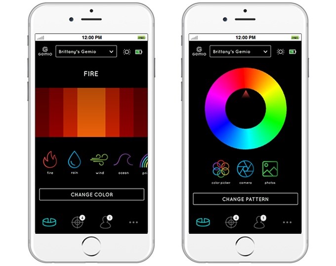 用户可以在App上设定手环的光效