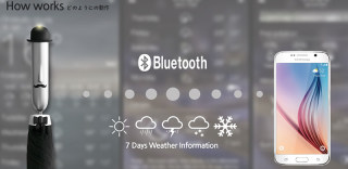 绅士必备!Jonas智能雨伞让你预知天气情况,再也不用担心会湿身了