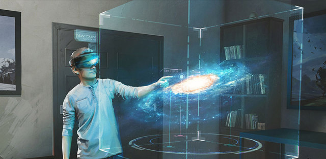 AR开发者福利！增强现实眼镜HoloLens更新并开放销售啦~