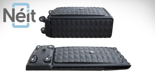 Néit可折叠智能旅行箱:不用的时候可以折叠起来,放哪儿都行