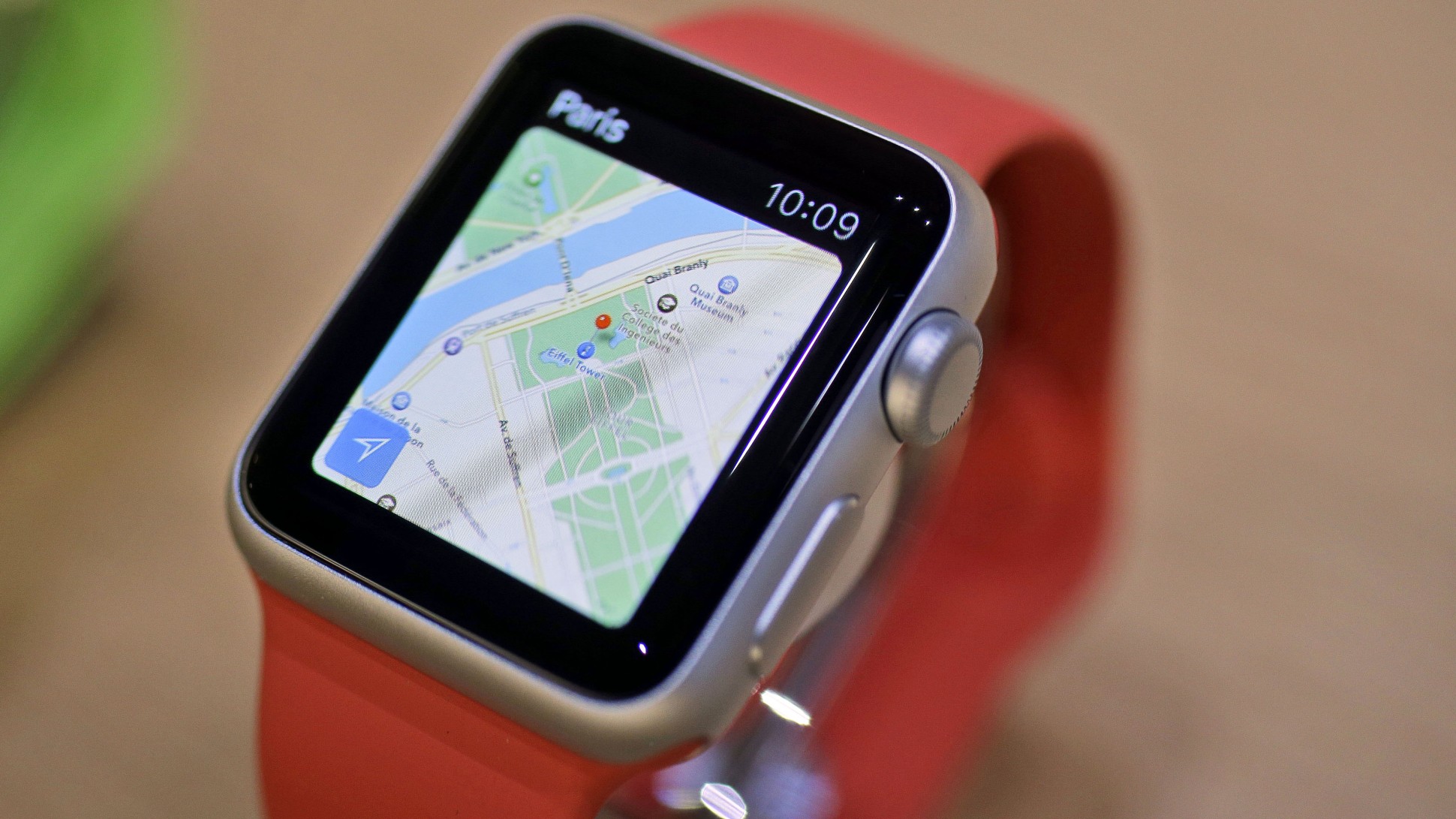 Apple Watch需要借助iPhone的GPS进行定位