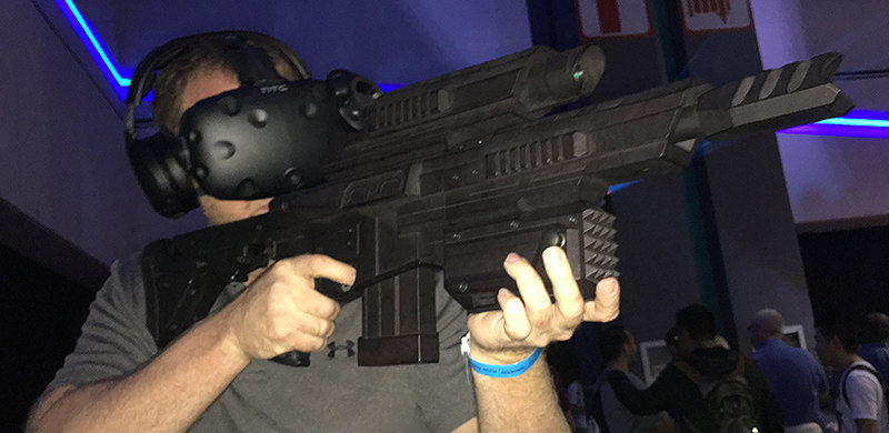 VR射击游戏控制器VR-15：就是要射的爽！