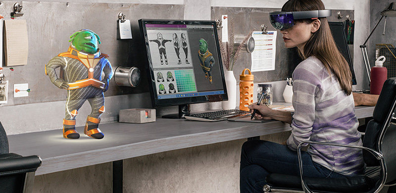 VR要赶不上AR了？未来的Win 10电脑都像HoloLens一样炫酷！