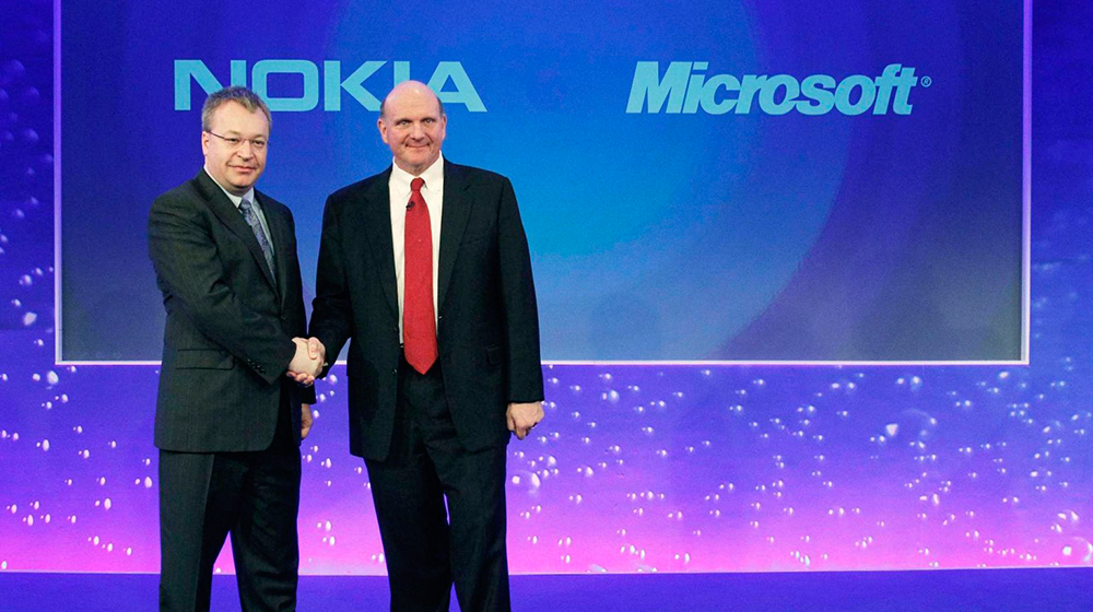 2013年微软收购诺基亚