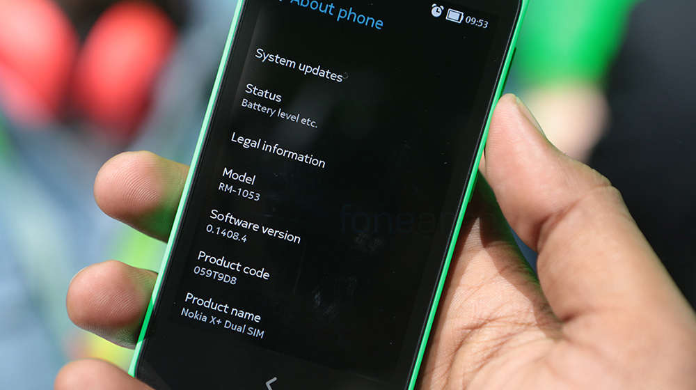 诺基亚首款搭载Android系统的手机，诺基亚X
