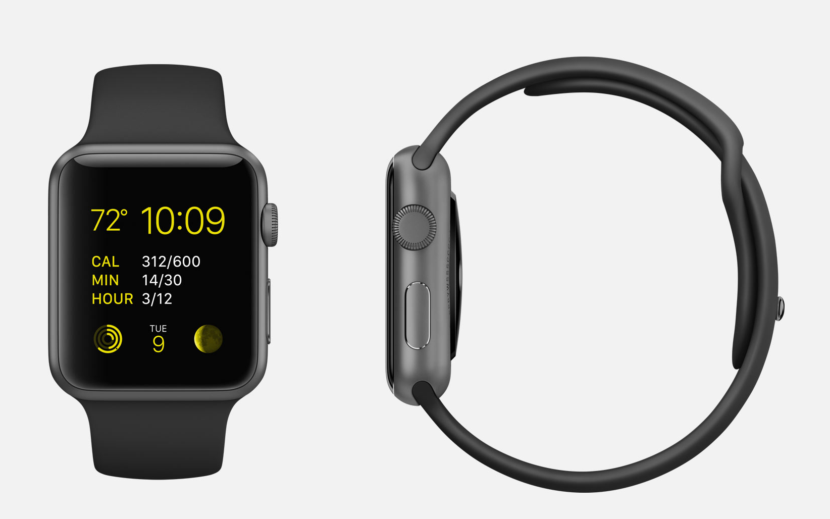 Apple Watch一代机身厚度