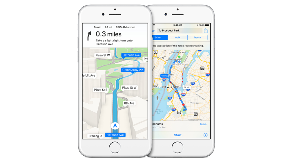 苹果手机自带地图App