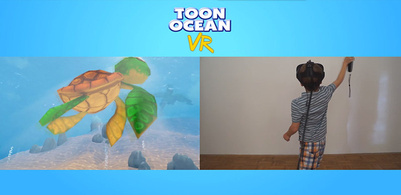 抓住暑假的尾巴，带上小孩来《Toon Ocean VR》畅玩海底世界吧！