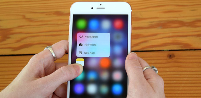 苹果获3D Touch专利，以后想用3D Touch就乖乖买iPhone吧