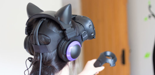 宠物专用VR项圈：喵星人再也不用担心惨遭毒脚！
