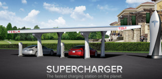 特斯拉充电站即将进入收费时代,以后飙车得省点电了