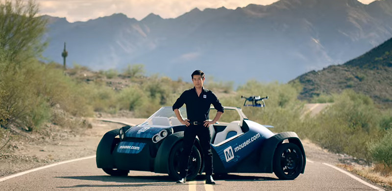 特斯拉也得服！3D打印汽车与无人机搭档竟玩出自动驾驶新境界