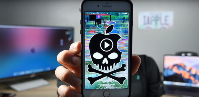 iPhone“死亡影片”：5秒视频就能让苹果手机马上死机！