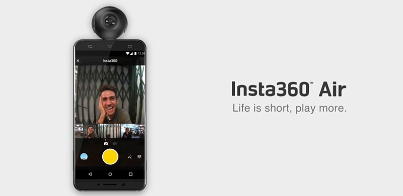 手机也能变身VR全景相机？Insta360 Air让你的照片称霸社交圈