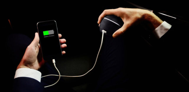 运动充电宝HandEnergy，让iPhone手机拥有无限电力！