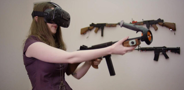 想在VR里感受枪林弹雨，没有Ilium VR枪形手柄怎么行？