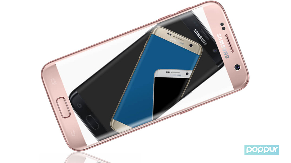三星Galaxy S7 edge莹钻粉配色
