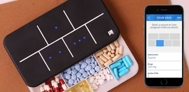 有了EllieGrid智能药盒，再也不怕忘吃药和吃错药了！