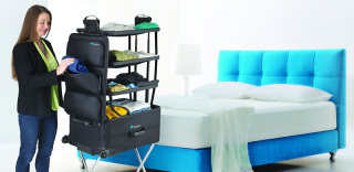 旅行箱也要“变身”!可以秒变衣柜的ShelfPack行李箱