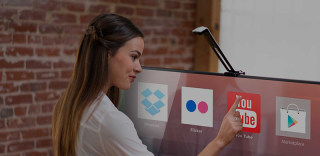 触控屏与电视相撞会产生什么火花?Touchjet Wave装置告诉你