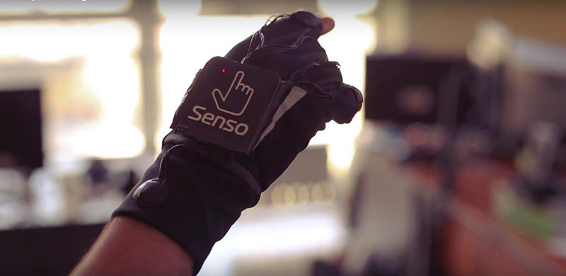 Senso VR动作追踪+触觉反馈，双手触摸VR世界不是梦！