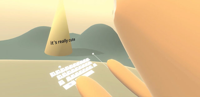 VR“输入法”Cutie Keys ：不会打鼓也配叫打字员？