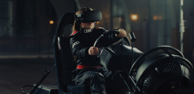 看完奥迪VR沙盒赛车后，感觉以前的赛车游戏都弱爆了