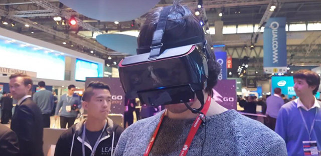 手势追踪将成移动VR标配？VR835携Leap Motion亮相MWC