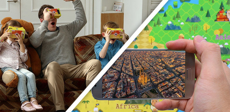 宅在家也能环游世界，一张AR地图、一个VR眼镜就搞定！	