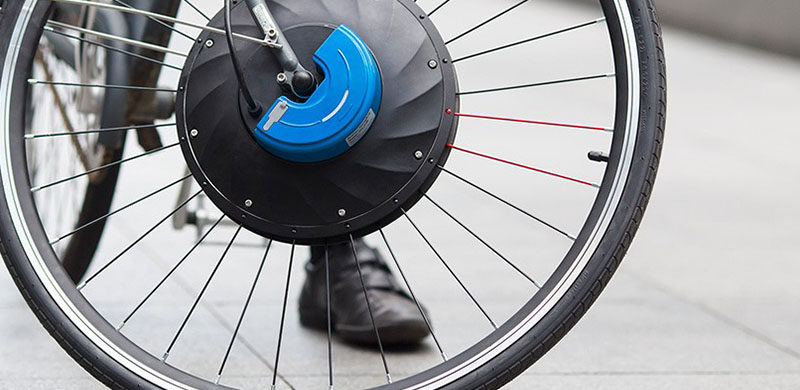 自行车和电动车之间，只有一个UrbanX智能车轮的距离