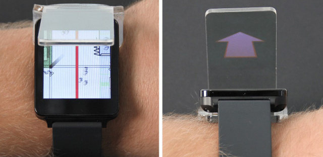谷歌AR手表WatchThru：智能手表“双屏幕”是要闹哪样？