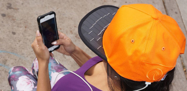 SolSol太阳能棒球帽，让你在户外有用之不竭的电量！