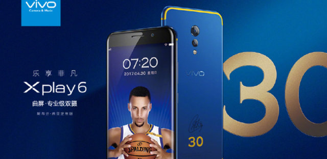 NBA球迷“未能幸免”：vivo Xplay6库里定制版，配色更风骚！