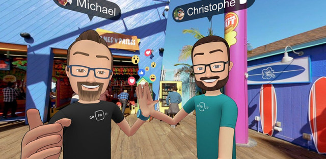 你好，VR社交时代：Facebook VR社交平台Spaces今日上线
