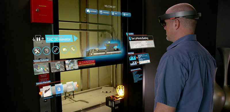 生产力神器！看HoloLens怎么帮thyssenkrupp工程师焕发第二春