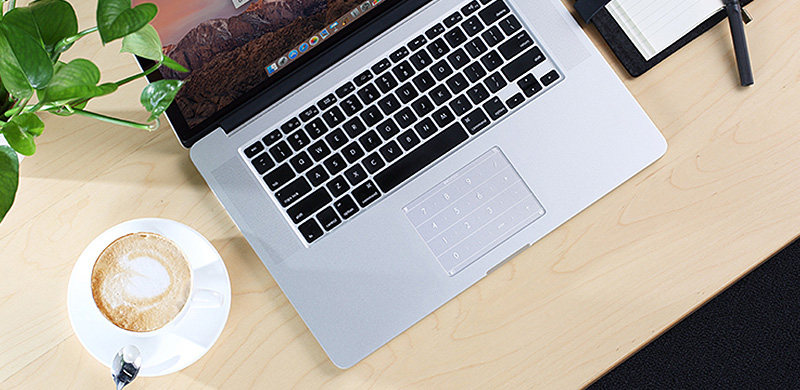 用膜完美代替小键盘？Nums触控膜能让你的MacBook更强大！