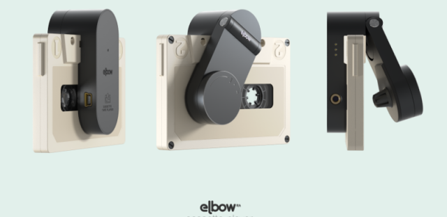 复古的磁带播放器Elbow，录音带的声音还你满满的回忆